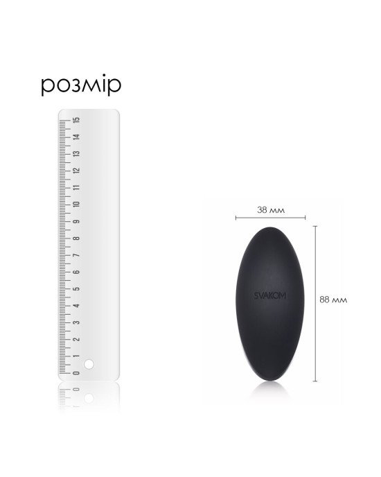 Кліторальний вібратор Svakom Echo Black Кліторальний вібратор Svakom Echo Black