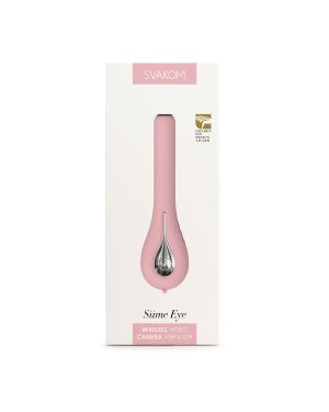 Інтелектуальний вібратор із камерою Svakom Siime Eye Pale Pink Інтелектуальний вібратор із камерою Svakom Siime Eye Pale Pink