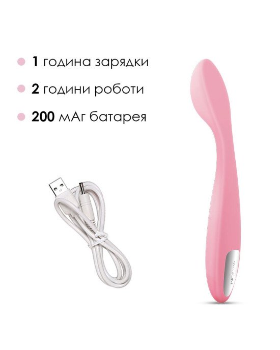Стимулятор клітора та точки G Svakom Keri Pale Pink Стимулятор клітора та точки G Svakom Keri Pale Pink