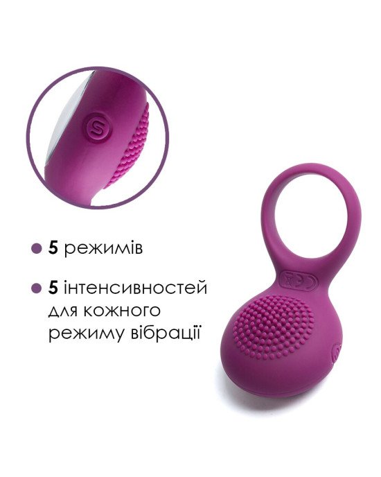 Ерекційне кільце з вібрацією Svakom Tyler Violet Ерекційне кільце з вібрацією Svakom Tyler Violet