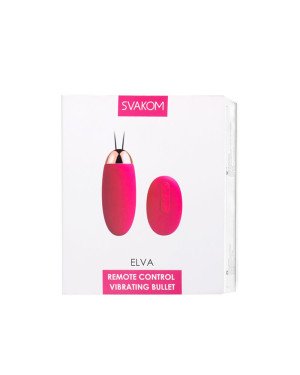 Віброяйце з пультом керування Svakom Elva Plum Red Віброяйце з пультом керування Svakom Elva Plum Red