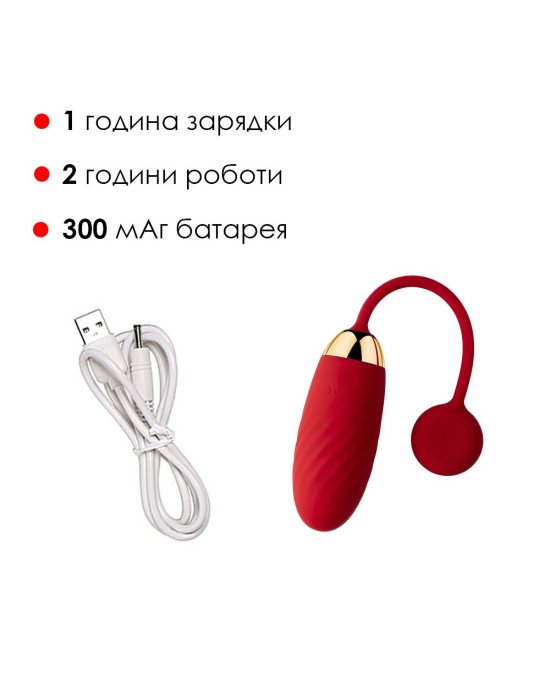 Віброяйце Svakom Ella Red Віброяйце Svakom Ella Red
