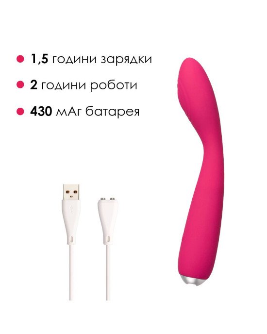 Вібратор для клітора та точки G Svakom Iris Plum Red Вібратор для клітора та точки G Svakom Iris Plum Red