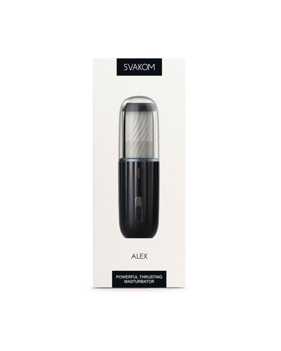 Автоматичний мастурбатор з озвучкою Svakom Alex Dark Blue Автоматичний мастурбатор з озвучкою Svakom Alex Dark Blue