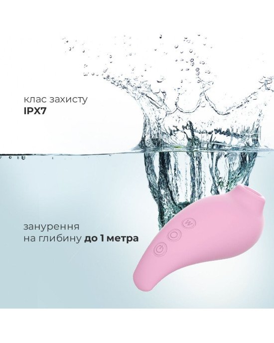 Вакуумний стимулятор Adrien Lastic Revelation Pink, режим Boost Вакуумний стимулятор Adrien Lastic Revelation Pink, режим Boost