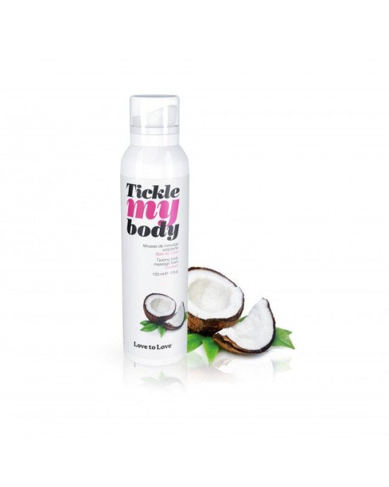 Масажна піна Love To Love TICKLE MY BODY COCONUT (150 мл) зволожувальна Масажна піна Love To Love TICKLE MY BODY COCONUT (150 мл) зволожувальна