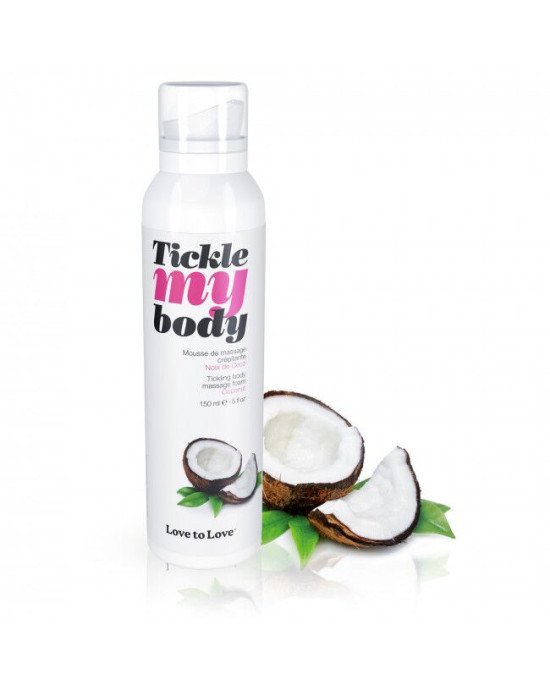 Масажна піна Love To Love TICKLE MY BODY COCONUT (150 мл) зволожувальна Масажна піна Love To Love TICKLE MY BODY COCONUT (150 мл) зволожувальна