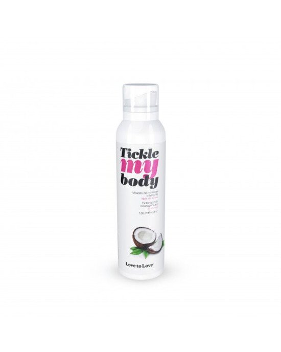Масажна піна Love To Love TICKLE MY BODY COCONUT (150 мл) зволожувальна Масажна піна Love To Love TICKLE MY BODY COCONUT (150 мл) зволожувальна