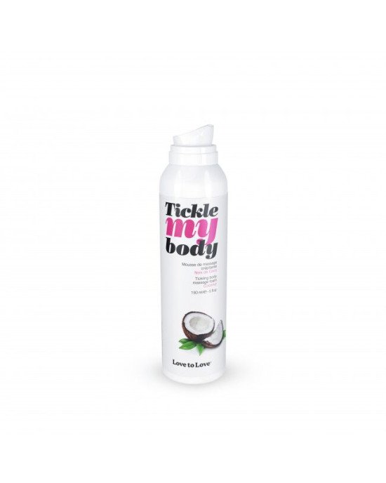 Масажна піна Love To Love TICKLE MY BODY COCONUT (150 мл) зволожувальна Масажна піна Love To Love TICKLE MY BODY COCONUT (150 мл) зволожувальна