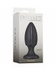 Анальний плаг із каналами для змащення Doc Johnson Platinum Premium Silicone — The Rocket — Black Анальний плаг із каналами для змащення Doc Johnson Platinum Premium Silicone — The Rocket — Black