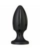 Анальний плаг із каналами для змащення Doc Johnson Platinum Premium Silicone — The Rocket — Black Анальний плаг із каналами для змащення Doc Johnson Platinum Premium Silicone — The Rocket — Black