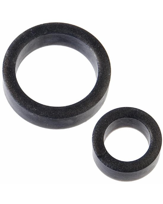Набір ерекційних кілець Doc Johnson Platinum Premium Silicone — The C-Rings — Charcoal Набір ерекційних кілець Doc Johnson Platinum Premium Silicone — The C-Rings — Charcoal