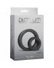 Набір ерекційних кілець Doc Johnson Platinum Premium Silicone — The C-Rings — Charcoal Набір ерекційних кілець Doc Johnson Platinum Premium Silicone — The C-Rings — Charcoal