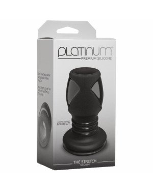 Анальний тунель Doc Johnson Platinum Premium Silicone — The Stretch — Medium — Black