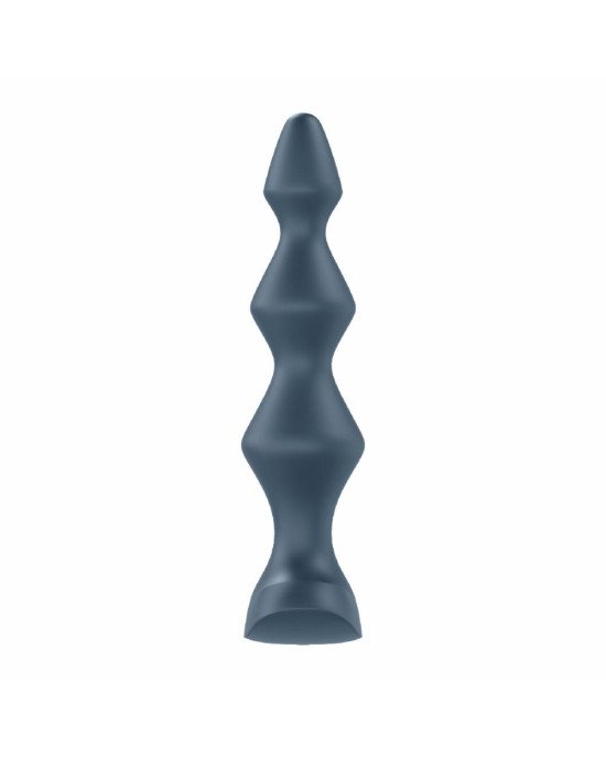 Анальний стимулятор-намистини з двома моторами Satisfyer Lolli-Plug 1 Dark teal Анальний стимулятор-намистини з двома моторами Satisfyer Lolli-Plug 1 Dark teal