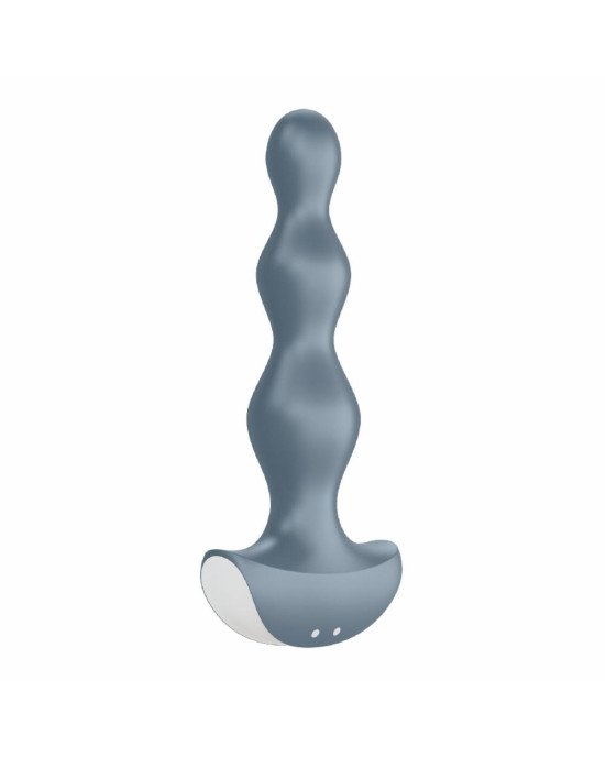 Анальний стимулятор-намистини з двома моторами Satisfyer Lolli-Plug 2 ice blue Анальний стимулятор-намистини з двома моторами Satisfyer Lolli-Plug 2 ice blue