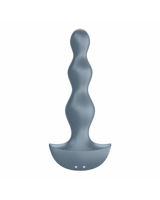 Анальний стимулятор-намистини з двома моторами Satisfyer Lolli-Plug 2 ice blue Анальний стимулятор-намистини з двома моторами Satisfyer Lolli-Plug 2 ice blue