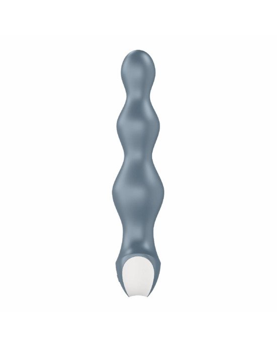 Анальний стимулятор-намистини з двома моторами Satisfyer Lolli-Plug 2 ice blue Анальний стимулятор-намистини з двома моторами Satisfyer Lolli-Plug 2 ice blue