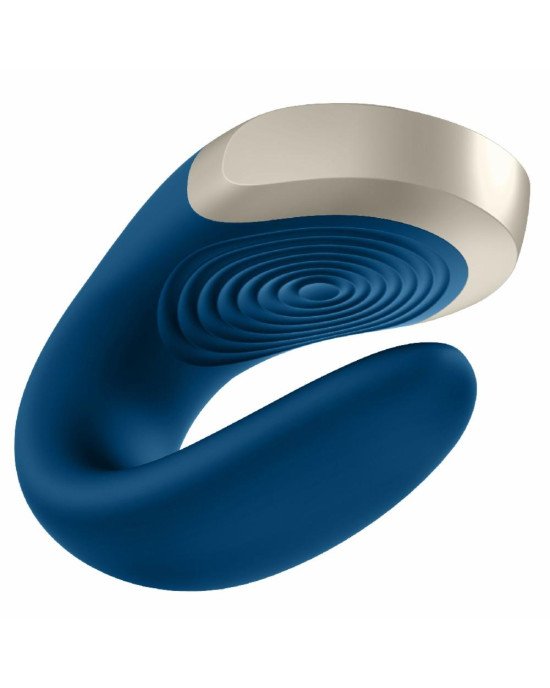 Смарт-вібратор для пар Satisfyer Double Love (Blue) Смарт-вібратор для пар Satisfyer Double Love (Blue)