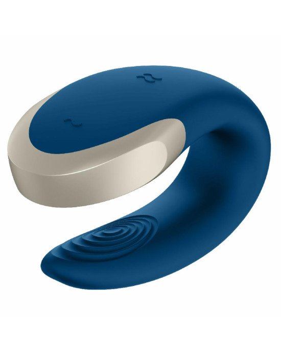 Смарт-вібратор для пар Satisfyer Double Love (Blue) Смарт-вібратор для пар Satisfyer Double Love (Blue)