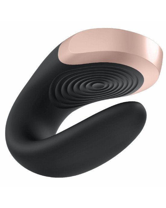 Смарт-вібратор для пар Satisfyer Double Love (Black) Смарт-вібратор для пар Satisfyer Double Love (Black)