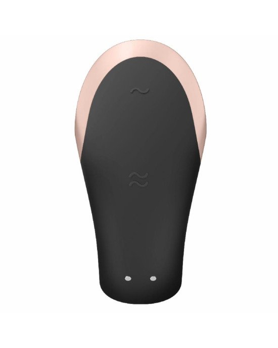 Смарт-вібратор для пар Satisfyer Double Love (Black) Смарт-вібратор для пар Satisfyer Double Love (Black)