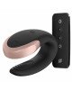 Смарт-вібратор для пар Satisfyer Double Love (Black) Смарт-вібратор для пар Satisfyer Double Love (Black)