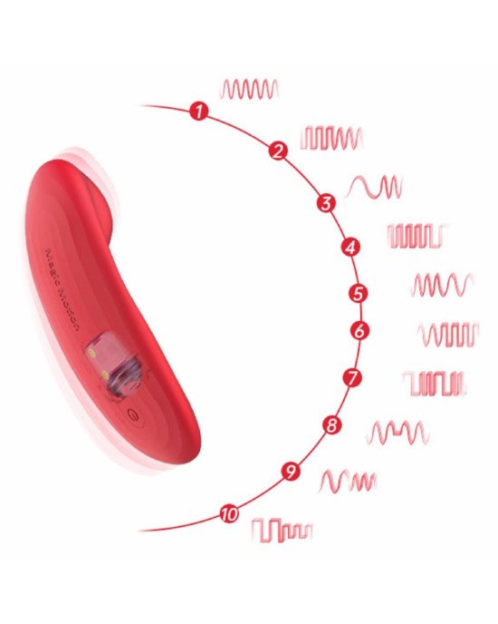 Смарт-вібратор у трусики Magic Motion Nyx Red Смарт-вібратор у трусики Magic Motion Nyx Red