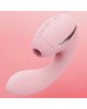 Вакуумний вібратор Kistoy Tina Mini Pink, вагінально-кліторальний Вакуумний вібратор Kistoy Tina Mini Pink, вагінально-кліторальний