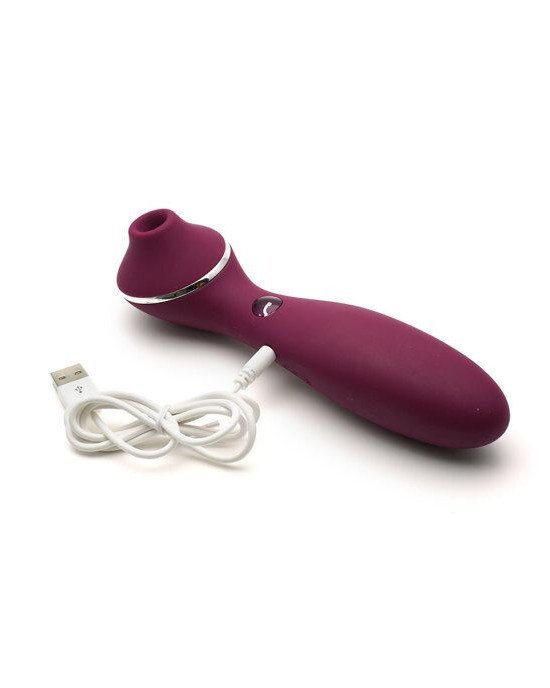 Вакуумний вібратор KisToy Polly Plus Violet Вакуумний вібратор KisToy Polly Plus Violet