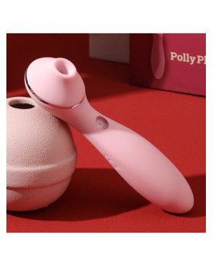 Вакуумний вібратор KisToy Polly Plus Pink Вакуумний вібратор KisToy Polly Plus Pink