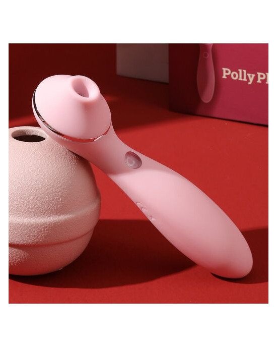 Вакуумний вібратор KisToy Polly Plus Pink Вакуумний вібратор KisToy Polly Plus Pink