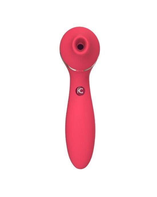 Вакуумний вібратор KisToy Polly Plus Red Вакуумний вібратор KisToy Polly Plus Red