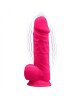 Фалоімітатор з вібрацією SilexD Norman Vibro Pink (MODEL 1 size 8,5in), двошаровий, діаметр 5 см Фалоімітатор з вібрацією SilexD Norman Vibro Pink (MODEL 1 size 8,5in), двошаровий, діаметр 5 см