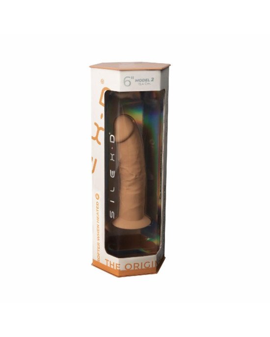 Фалоімітатор SilexD Robby Caramel (MODEL 2 size 6in), двошаровий, силікон + Silexpan, діаметр 3,5см Фалоімітатор SilexD Robby Caramel (MODEL 2 size 6in), двошаровий, силікон + Silexpan, діаметр 3,5см
