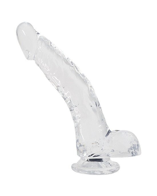 Прозорий фалоімітатор Alive Jelly Dildo Stallion, ТПЕ, присоска, діаметр 3,5 см, довжина 22 см Прозорий фалоімітатор Alive Jelly Dildo Stallion, ТПЕ, присоска, діаметр 3,5 см, довжина 22 см