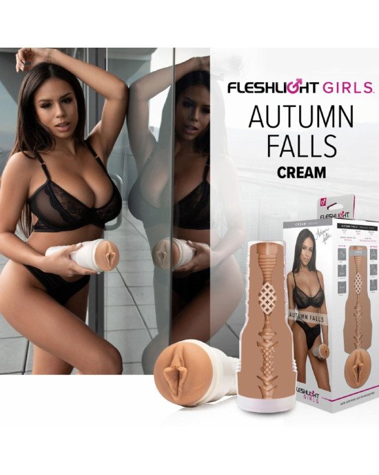 Мастурбатор Fleshlight Girls: Autumn Falls - Cream, зі зліпка вагіни, дуже ніжний Мастурбатор Fleshlight Girls: Autumn Falls - Cream, зі зліпка вагіни, дуже ніжний