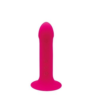 Двошаровий ділдо з вібрацією Adrien Lastic Hitsens 2 Pink, відмінно для страпона, макс діаметр 4 см,