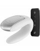 Смартвібратор для пар Satisfyer Double Fun (White) з пультом ДК Смартвібратор для пар Satisfyer Double Fun (White) з пультом ДК