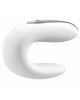 Смартвібратор для пар Satisfyer Double Fun (White) з пультом ДК Смартвібратор для пар Satisfyer Double Fun (White) з пультом ДК