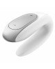 Смартвібратор для пар Satisfyer Double Fun (White) з пультом ДК Смартвібратор для пар Satisfyer Double Fun (White) з пультом ДК