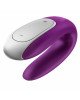 Смарт-вібратор для пар Satisfyer Double Fun (Violet) з пультом ДК Смарт-вібратор для пар Satisfyer Double Fun (Violet) з пультом ДК