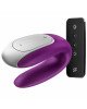 Смарт-вібратор для пар Satisfyer Double Fun (Violet) з пультом ДК Смарт-вібратор для пар Satisfyer Double Fun (Violet) з пультом ДК