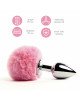 Анальна пробка FeelzToys - Bunny Tails Butt Plug Pink Анальна пробка FeelzToys - Bunny Tails Butt Plug Pink