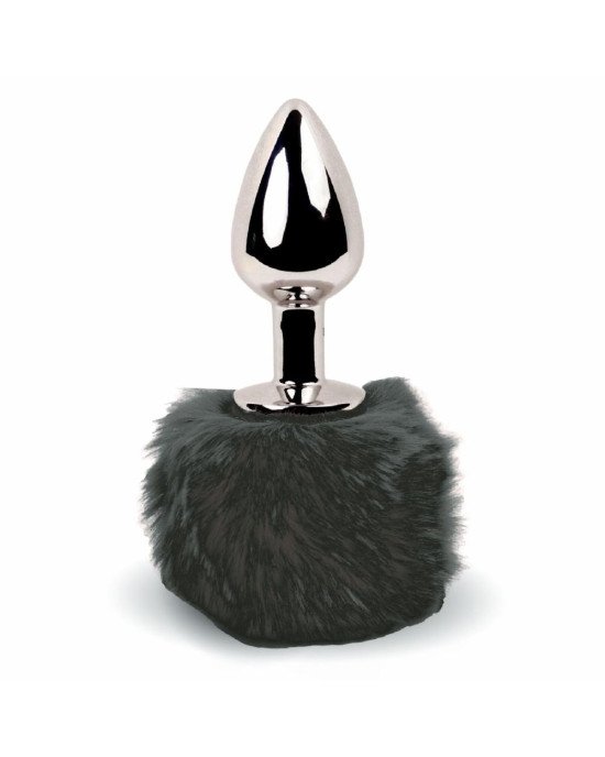 Анальна пробка FeelzToys - Bunny Tails Butt Plug Black Анальна пробка FeelzToys - Bunny Tails Butt Plug Black