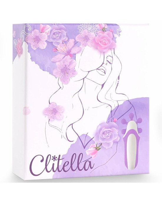 Стимулятор з імітацією оральних ласк FeelzToys - Clitella Oral Clitoral Stimulator Purple Стимулятор з імітацією оральних ласк FeelzToys - Clitella Oral Clitoral Stimulator Purple