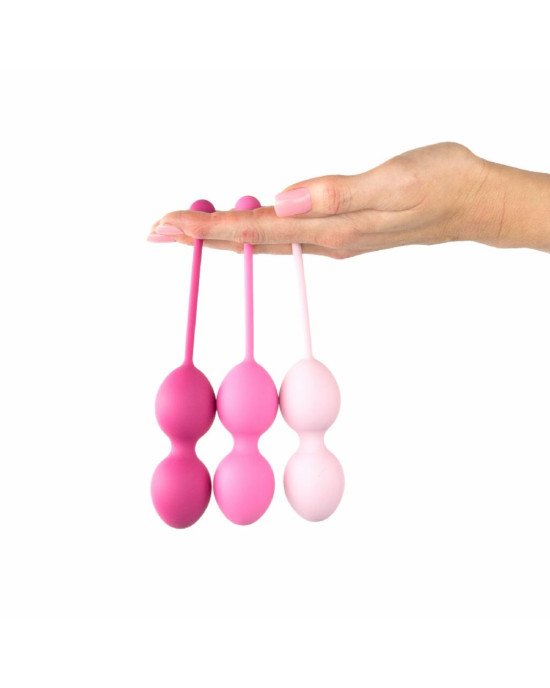 Набір вагінальних кульок для просунутих FeelzToys - FemmeFit Advanced Pelvic Muscle Training Set Набір вагінальних кульок для просунутих FeelzToys - FemmeFit Advanced Pelvic Muscle Training Set