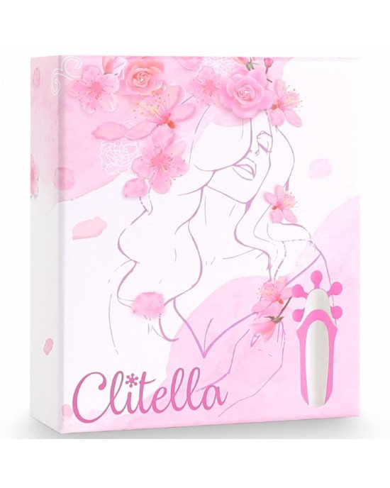 Стимулятор з імітацією оральних ласк FeelzToys - Clitella Oral Clitoral Stimulator Pink Стимулятор з імітацією оральних ласк FeelzToys - Clitella Oral Clitoral Stimulator Pink