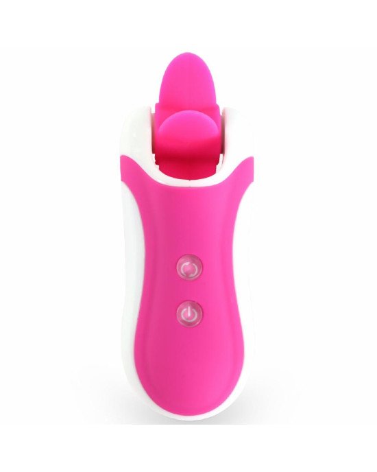 Стимулятор з імітацією оральних ласк FeelzToys - Clitella Oral Clitoral Stimulator Pink Стимулятор з імітацією оральних ласк FeelzToys - Clitella Oral Clitoral Stimulator Pink