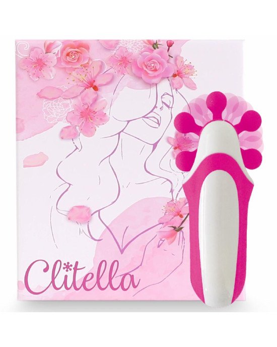 Стимулятор з імітацією оральних ласк FeelzToys - Clitella Oral Clitoral Stimulator Pink Стимулятор з імітацією оральних ласк FeelzToys - Clitella Oral Clitoral Stimulator Pink